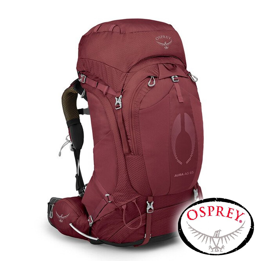 【美國 OSPREY】Aura AG 65登山背包 62L XS/S 『莓果冰沙』10004010