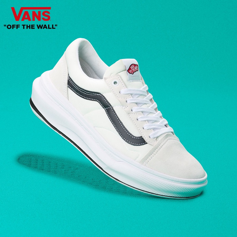 一R.F一Vans Old Skool Overt CC 男女款黑色 白色 灰色滑板鞋 厚底輕量