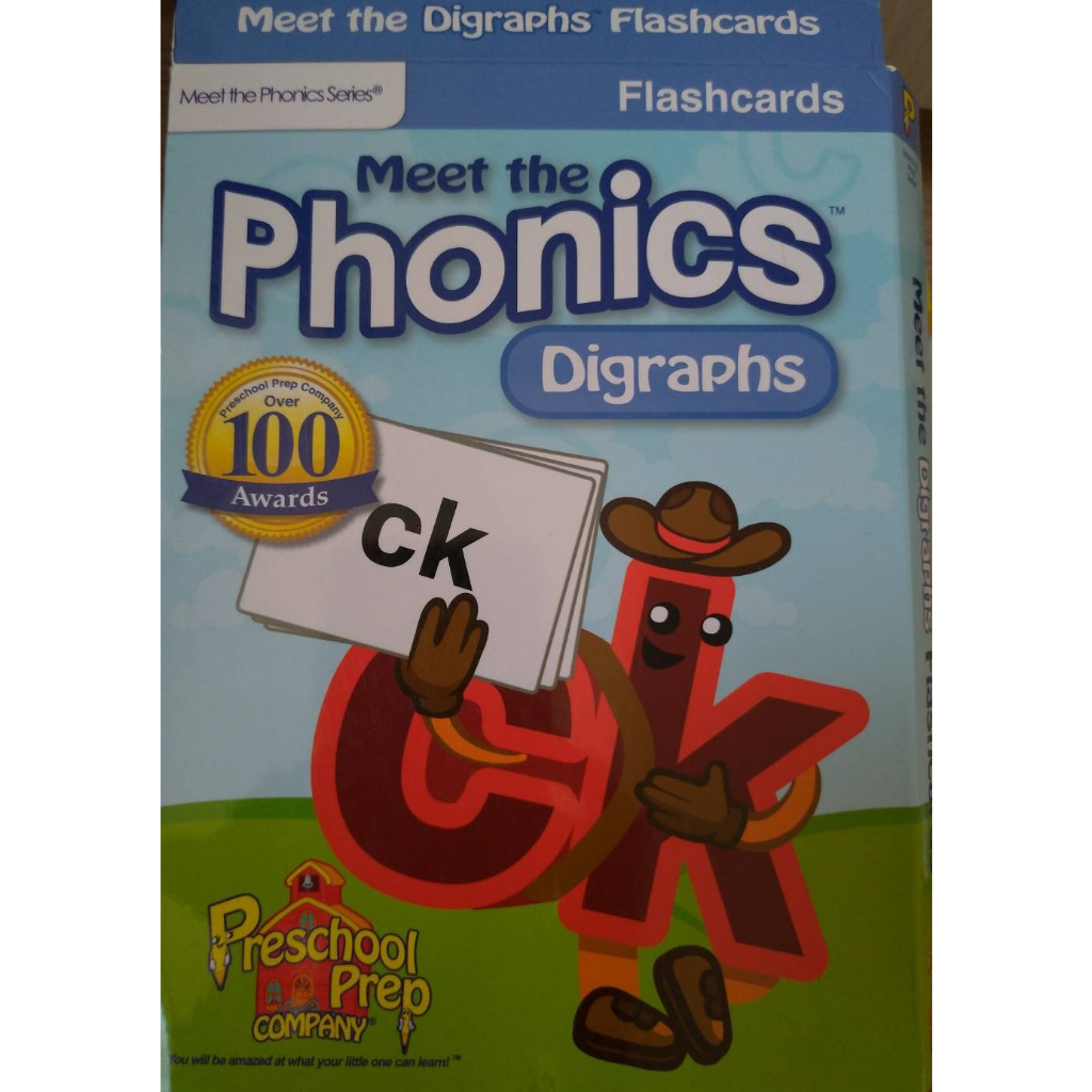 Preschool Prep Meet the Phonics Flashcards 自然發音 閃卡組 三盒