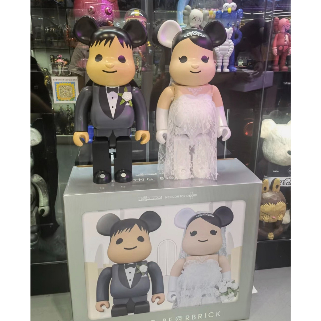 現貨 日本官方全新正品 庫柏力克 Bearbrick Be@rbrick  結婚初代 婚禮 Wedding 1000%