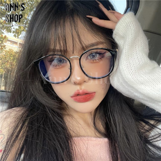 🍒ann’s shop🍒二月新款—質感金屬大圓框平光眼鏡 小臉 時髦 韓國 小紅書熱賣 眼鏡 百搭 韓系 型男 素顏