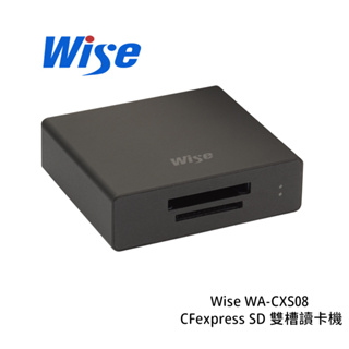 Wise WA-CXS08 CFexpress SD 雙槽讀卡機 USB Type C [相機專家] 公司貨
