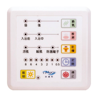 《HUSKY 哈適奇》浴室多功能暖風乾燥機 GH-566 / GH-737 / GH-747 控制面板 微電腦觸控型面板