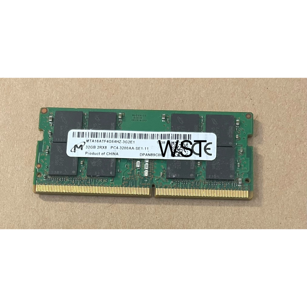 DDR4 32G 32GB 2Rx8 PC4-3200 NB 筆電記憶體 原裝原廠 拆機良品