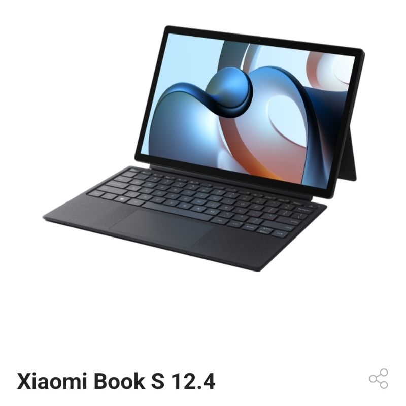 小米官網購入 XiaomiBook S 12.4  平板/電腦送禮/自用/網課/觸控螢幕/文書處理/追劇