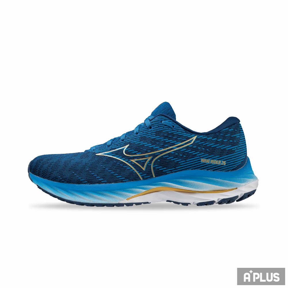 MIZUNO 男 WAVE RIDER 26 慢跑鞋 透氣 緩衝 耐磨 - J1GC220353