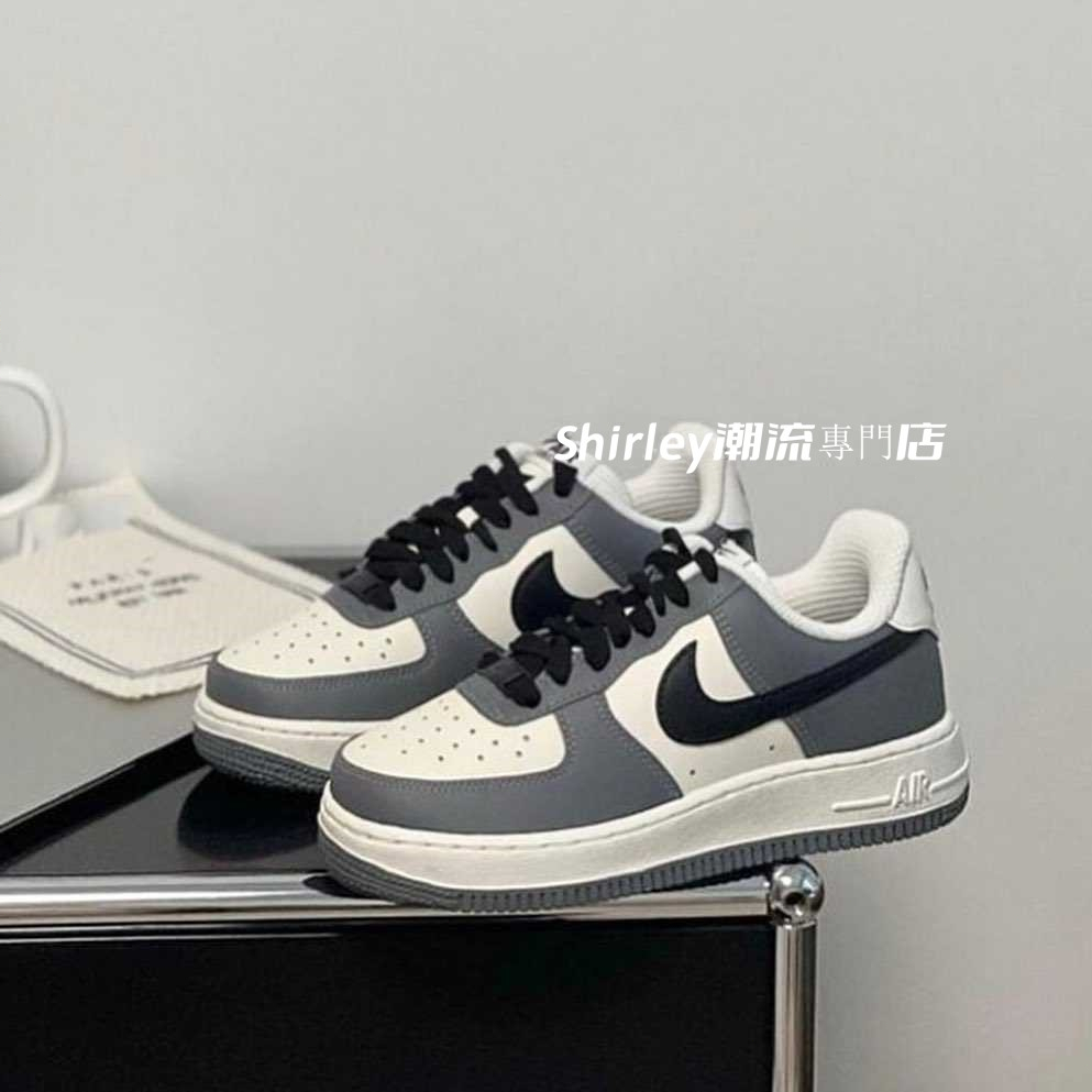 NIKE AIR FORCE 1 Low AF1 白灰黑 灰 影子灰 休閒鞋 板鞋 男女鞋 FD9063-100