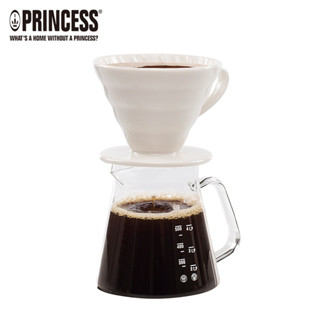 PRINCESS荷蘭公主手沖陶瓷濾杯+咖啡壺組241100E