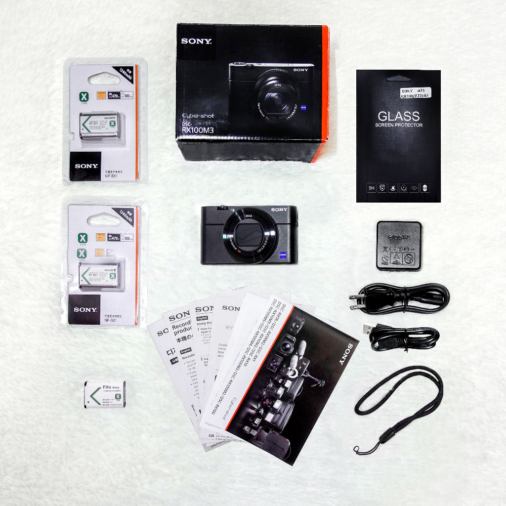 Sony RX100 M3數位相機+3顆電池-RX100M3