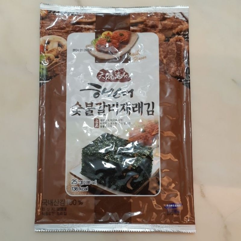 🔥現貨/特價🔥韓國天曉海女海苔 韓國海苔 燒烤口味
