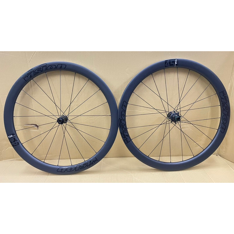 「晨晨單車」vision METRON 45 SL DISC CLINCHER/TL WHEELSET一級碟煞碳纖維輪組