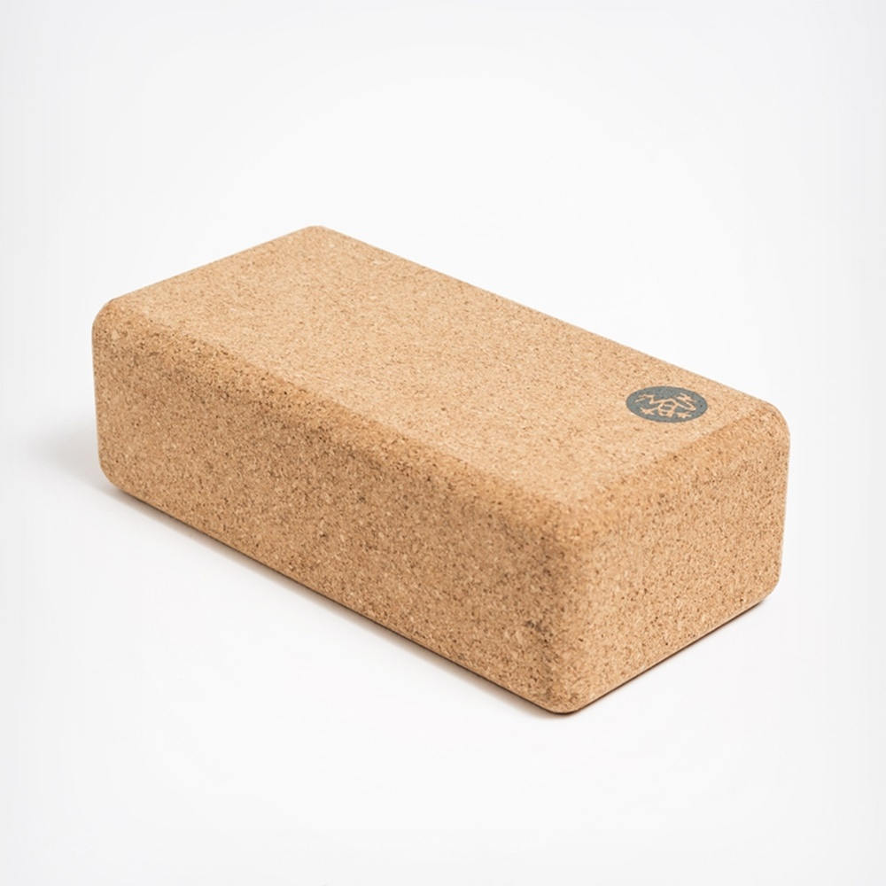 【Manduka原廠正品】Lean Cork Block 軟木瑜珈磚 - 80D 免運費