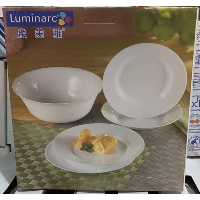 特價品 法國 LUMINARC 樂美雅 強化餐具 5件組