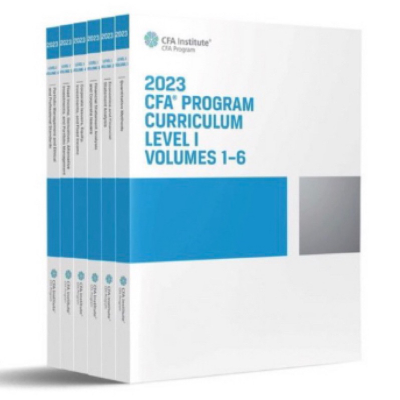 CFA［高清可編輯電子檔］最新2023 CFA Level 1 一級 官方教材