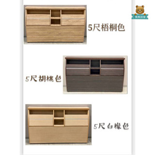 『熊熊居家』♕MIT臺灣製♕ 強納森耐磨木心板床頭箱 3.5尺/5尺 (三色可選)-床組.床頭箱