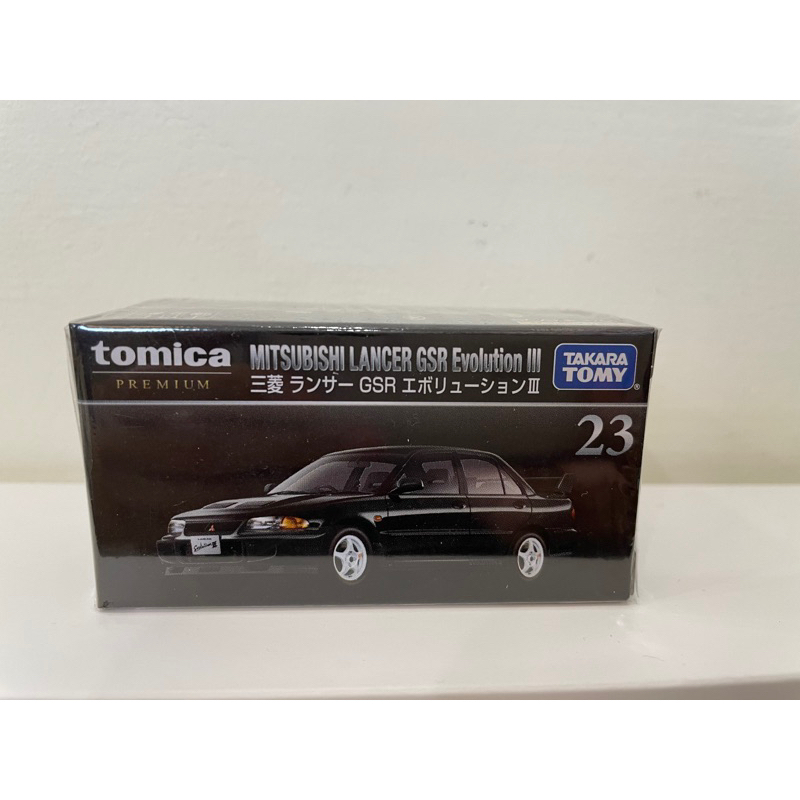 Tomica - Premium - 黑盒23號 - 全新未拆 - Mitsubishi GSR Evo IIl 新包裝