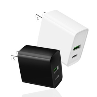 20W 充電器 QC3.0 PD BSMI認證 Type-C USB 雙孔 快充頭 PD充電頭 旅充頭 快充充電器