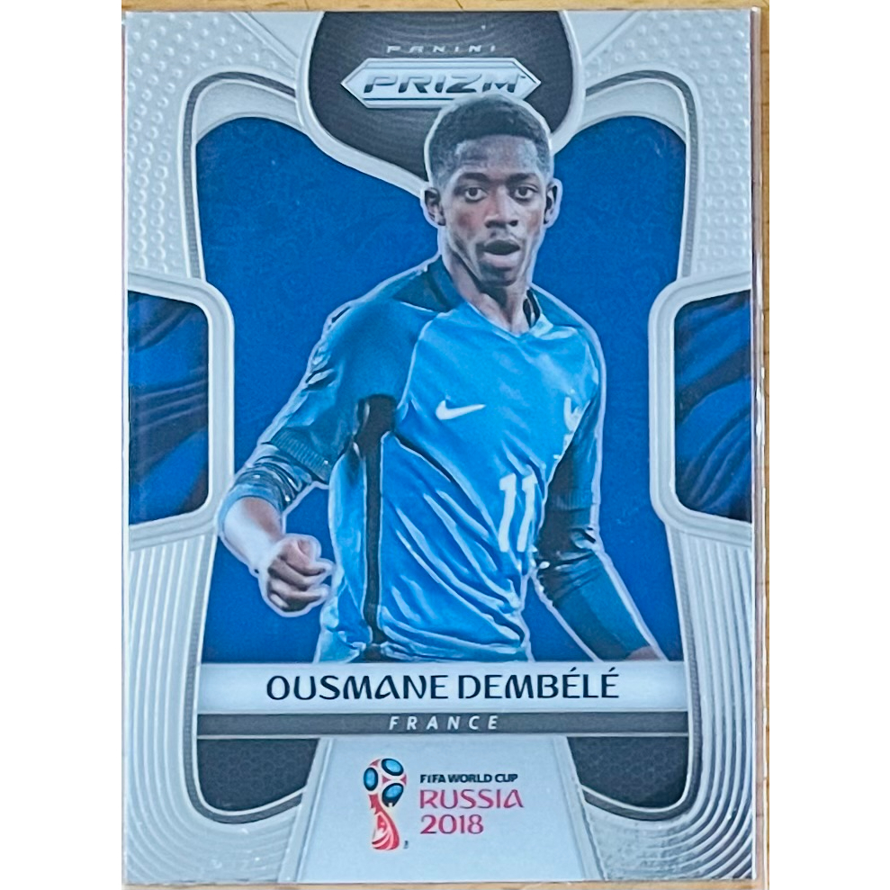 OUSMANE DEMBELE 金屬卡 2018 PANINI PRIZM #85 俄羅斯界盃 法國隊 足球卡