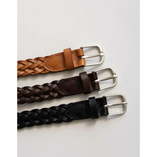 ˙OVERCHIC˙ 正韓代購 WOOD SAGE 設計師 CABLE BELT