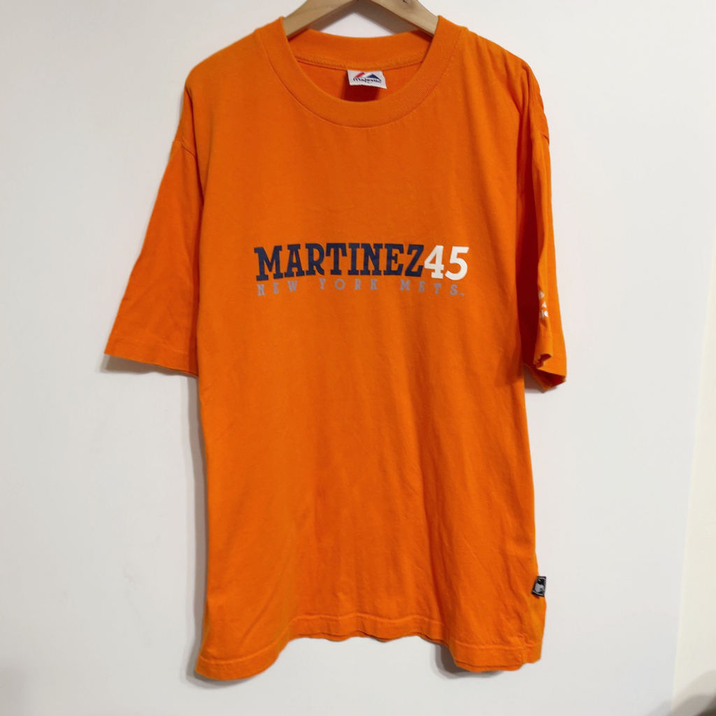 MOMO 古著商號 MLB NEW YORK METS 紐約大都會 短袖T恤 L號