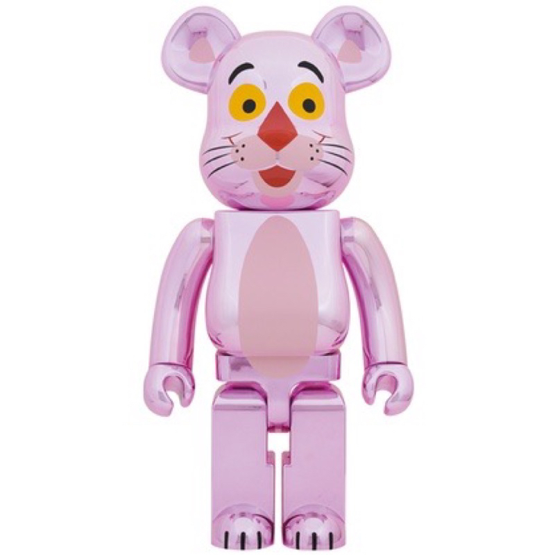 BLS • BE@RBRICK 1000% 電鍍 頑皮豹 Pink Panther 粉紅豹 電鍍頑皮豹 庫柏力克熊