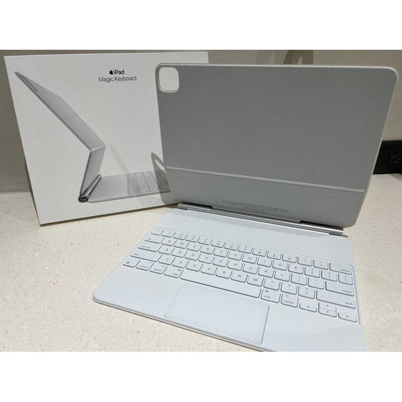 巧控鍵盤 Apple 原廠 美式英文 白色；適用於iPad Pro 12.9吋(第六代)