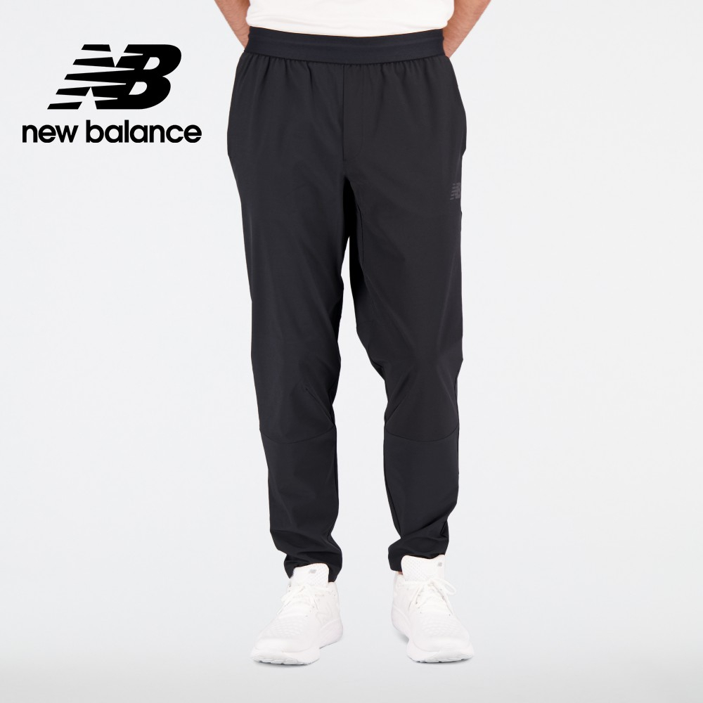 【New Balance】 NB 休閒平織長褲_男性_黑色_MP31061BK