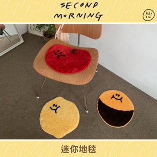 🌈Alpaca韓國文創 | second morning 迷你地毯 地墊 檸檬/地瓜/蘋果造型 可愛地毯 居家裝飾