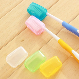 旅行牙刷盒 牙刷收納盒 牙刷套5入 攜便式 牙刷保護套 卡通牙刷盒 塑膠牙刷頭套 洗漱牙刷盒 【A-14925】上萬