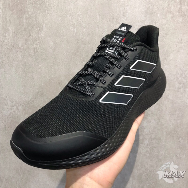 【全能MAX】ADIDAS慢跑鞋 Edge Gameday GUARD 男鞋 黑 防潑水 反光 愛迪達 H03587