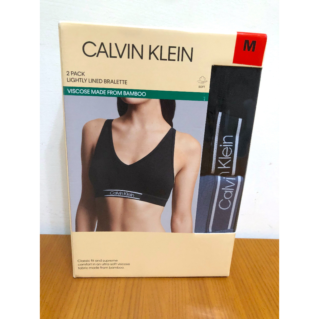 Calvin Klein CK 女無鋼圈 M 內衣兩入組 #5555670