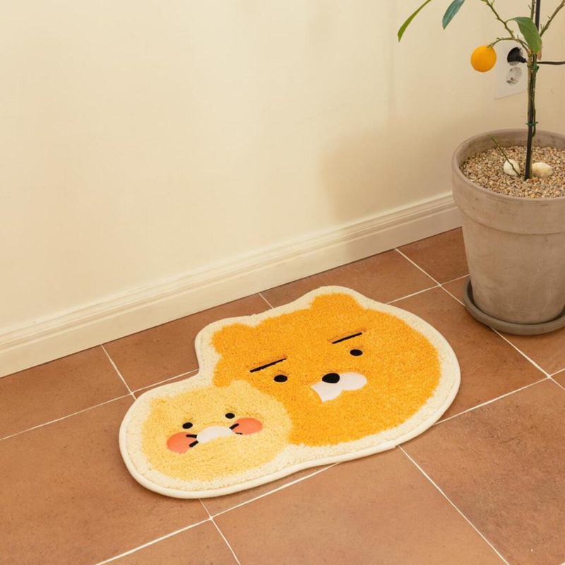 【橘胖】 KAKAO FRIENDS CHOONSIK RYAN 萊恩 春植 大頭 親暱 造型 地墊 地毯 毛毯