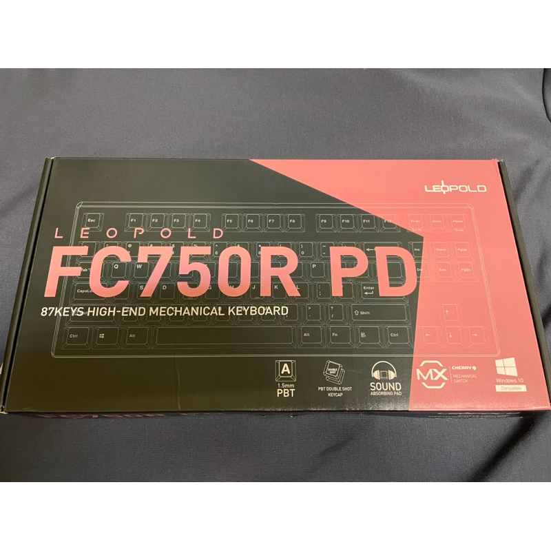 Leopold FC750R PD 機械式鍵盤 RITA白粉色 英文 紅軸