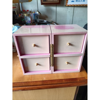 【銓芳傢俱】首飾珠寶收藏箱/抽屜收納盒(24*12*18cm) 珠寶盒 美人計 珍珠粉 小物收納盒 分類盒 木頭材質