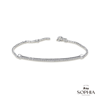 【SOPHIA 蘇菲亞珠寶】流螢 18K金 鑽石手鍊｜情人/閨密 精緻手鍊 送裡推薦