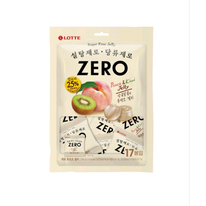 韓國 Lotte 樂天 zero水果軟糖