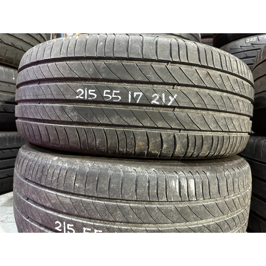 米其林MICHELIN Primacy4  215/55/17(一條價格)中古胎落地胎/眾多廠牌尺寸/其他尺寸胎歡迎詢問