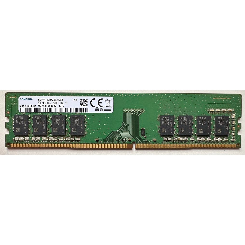 三星samsung DDR4-2400 8GB桌上型電腦記憶體，(最後－批，賣完就沒了)