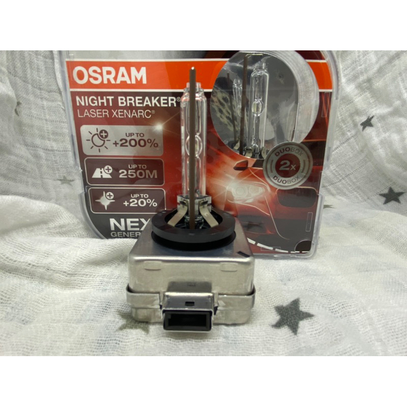 增亮型保固三年 OSRAM 歐司朗 加亮200%⚡HID燈泡 D1S 4500K 德國原廠製造 66140XNL