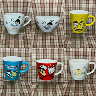 現貨~櫻桃小丸子&miffy 大耳狗&布丁狗&帕恰狗 Hello Kitty&蠟筆小新 聯名款 日本製陶瓷碗 陶瓷馬克杯