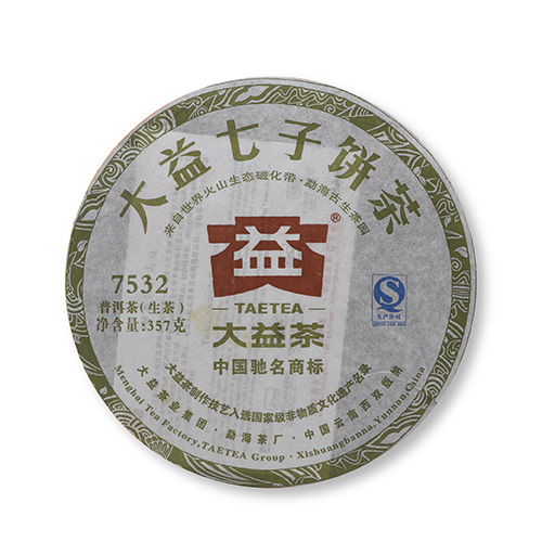 大益普洱生茶 357g/7532 202「茶有大益」