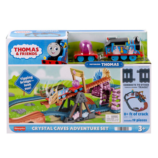 MATTEL 湯瑪士小火車水晶峽谷冒險套裝 湯瑪士小火車 電動 軌道 Thomas 正版 美泰兒