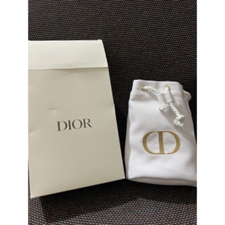 迪奥 Dior 百貨滿額贈贈品小包 水桶包 化妝包 抽繩包