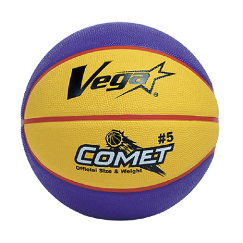 ＊dodo_sport＊VEGA COMET橡膠削邊籃球 國小比賽專用|室內外用籃球 5號球