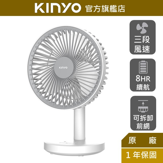 【KINYO】 桌掛兩用靜音風扇 (UF) 6吋 USB風扇 吊扇 桌扇 隨身風扇 立扇 露營 辦公室 夏天