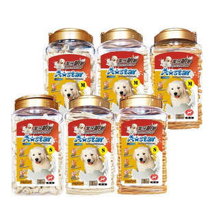 A star 潔牙嚼嚼棒 桶裝 牛奶 起司 骨結 1300~1550g 贈小禮物