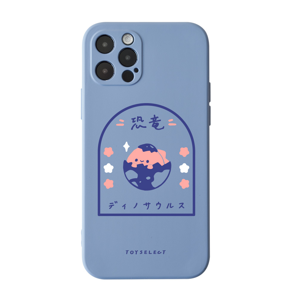 【TOYDSELECT】復古日系小恐龍系列全包iPhone手機殼-粉色小恐龍
