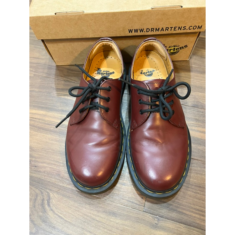 Dr.Martens 酒紅色 三孔 1461 馬汀大夫 馬汀靴