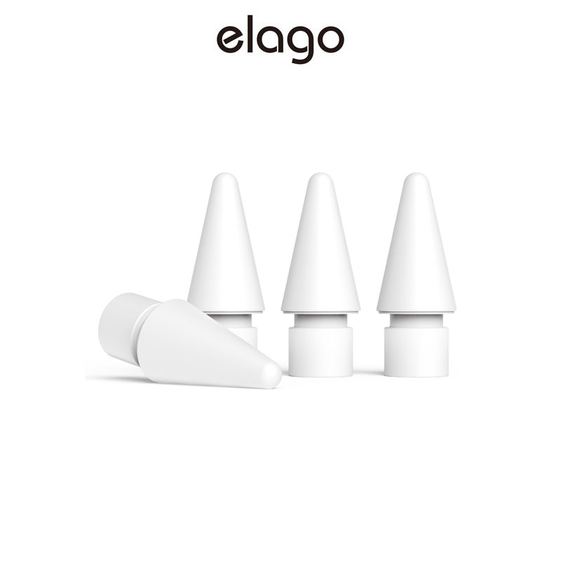 [elago] Apple Pencil 1,2代 筆尖套 (適用 Apple Pencil 1,2)（4入裝）