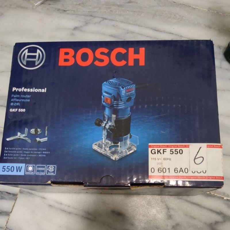 二手工具 Bosch gkf 550 木工 修邊機+36件修邊刀工具組